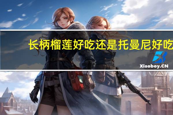 长柄榴莲好吃还是托曼尼好吃