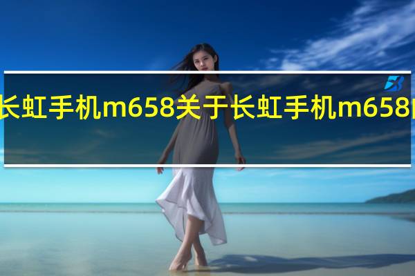 长虹手机m658 关于长虹手机m658的介绍