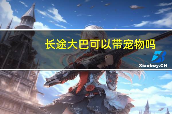 长途大巴可以带宠物吗