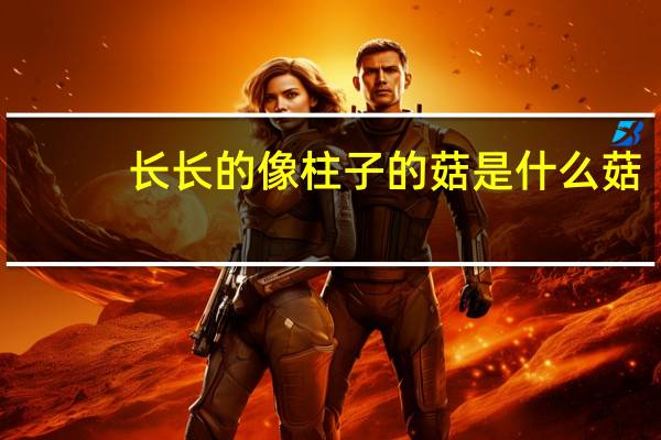 长长的像柱子的菇是什么菇