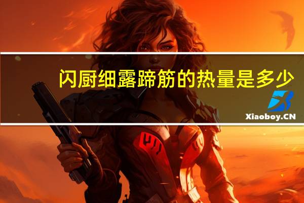 闪厨 细露蹄筋的热量是多少