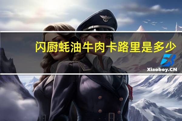 闪厨 蚝油牛肉卡路里是多少