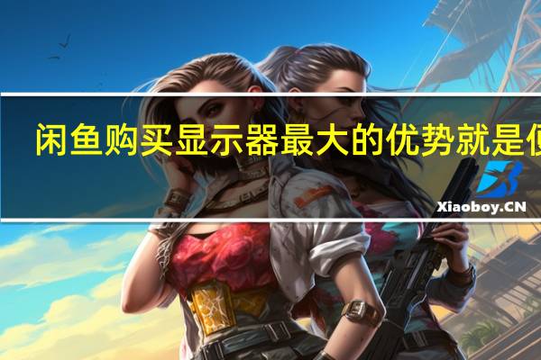 闲鱼购买显示器最大的优势就是便宜