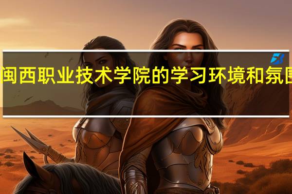 闽西职业技术学院的学习环境和氛围如何