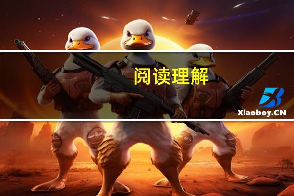 阅读理解，不仅仅是语文和英文