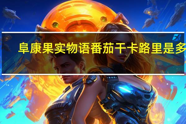 阜康 果实物语 番茄干卡路里是多少