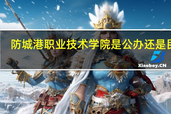 防城港职业技术学院是公办还是民办