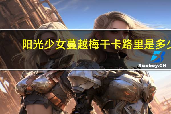 阳光少女 蔓越梅干卡路里是多少