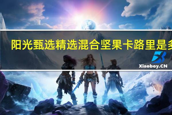 阳光甄选 精选混合坚果卡路里是多少