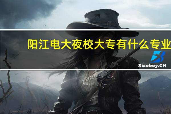 阳江电大夜校大专有什么专业