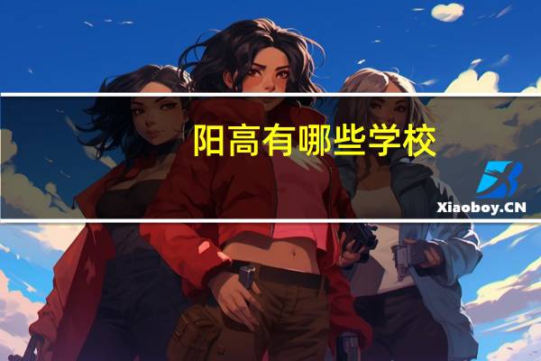 阳高有哪些学校