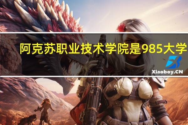 阿克苏职业技术学院是985大学吗