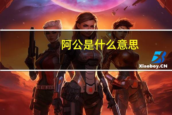 阿公是什么意思