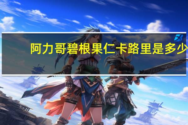 阿力哥 碧根果仁卡路里是多少
