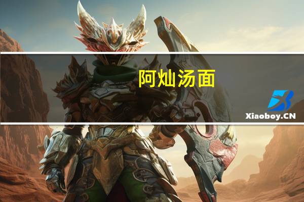 阿灿 汤面(关东咖喱鸡肉)的热量是多少