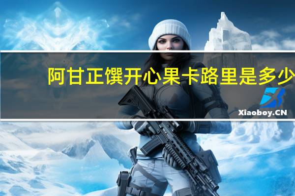 阿甘正馔 开心果卡路里是多少