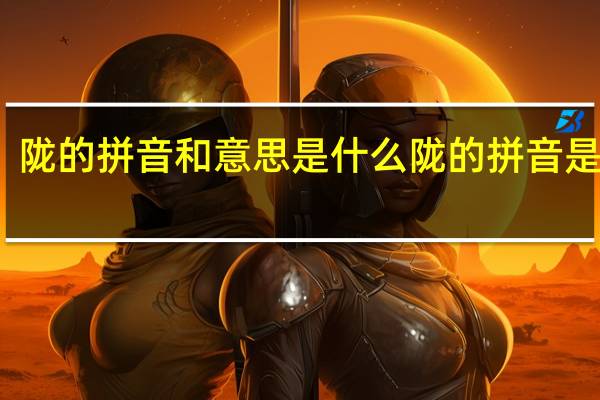 陇的拼音和意思是什么 陇的拼音是什么