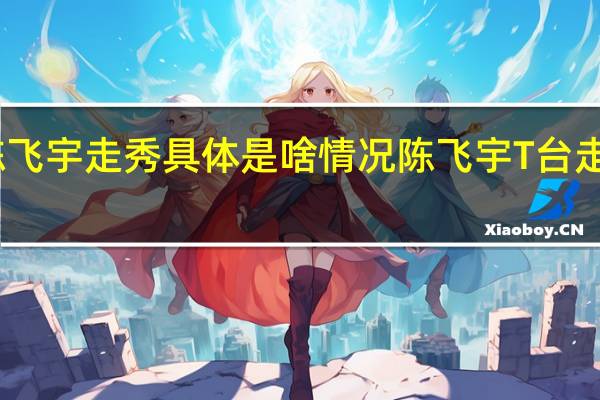 陈飞宇走秀 具体是啥情况陈飞宇T台走秀造型