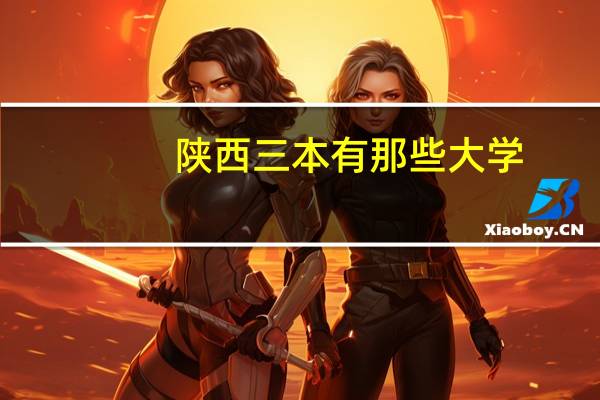 陕西三本有那些大学