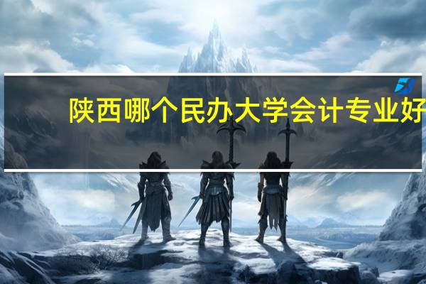 陕西哪个民办大学会计专业好