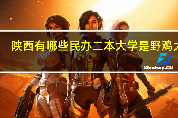 陕西有哪些民办二本大学是野鸡大学