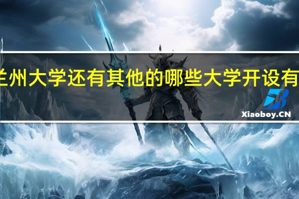 除了兰州大学还有其他的哪些大学开设有敦煌学专业