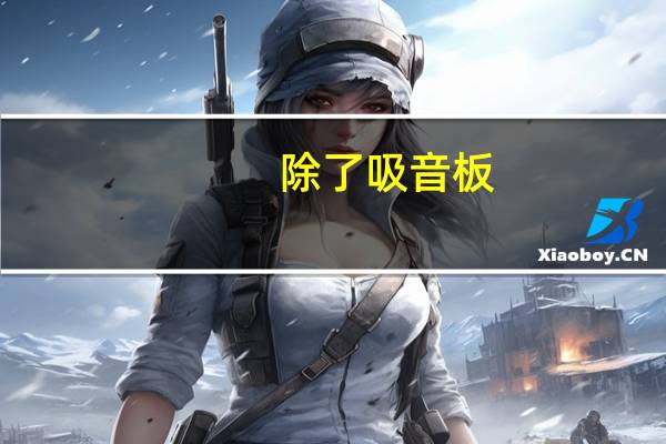 除了吸音板，吸音棉还有什么客气起到吸音的效果