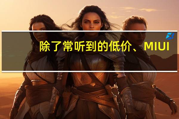 除了常听到的低价、MIUI，小米有哪些竞争壁垒