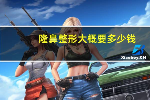 隆鼻整形大概要多少钱？做隆鼻手术需要多少钱呢