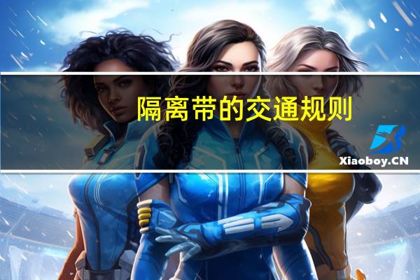 隔离带的交通规则