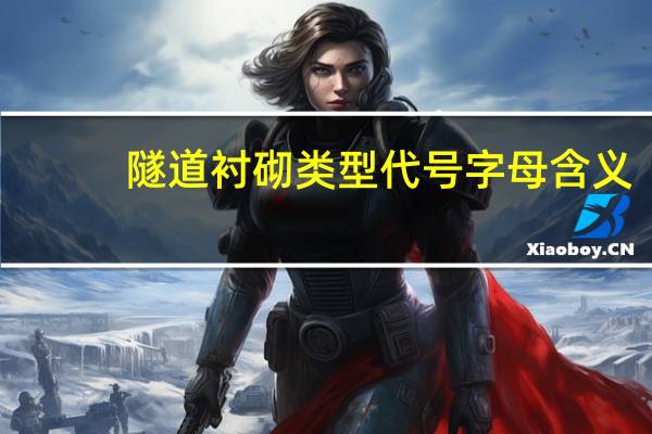 隧道衬砌类型代号字母含义