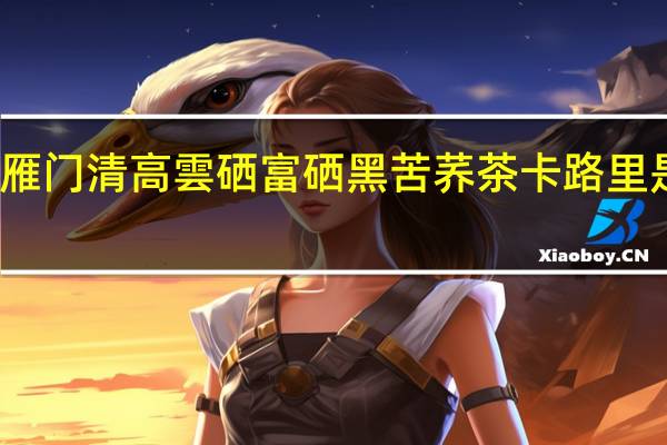 雁门清高 雲硒 富硒黑苦荞茶卡路里是多少