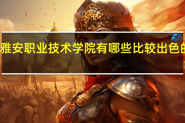 雅安职业技术学院有哪些比较出色的专业