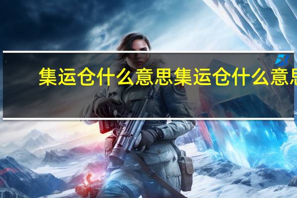 集运仓什么意思 集运仓什么意思