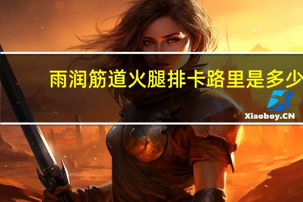 雨润 筋道火腿排卡路里是多少