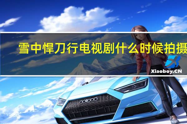 雪中悍刀行电视剧什么时候拍摄的（雪中悍刀行电视剧什么时候上映）
