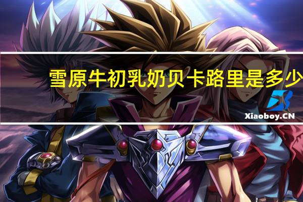 雪原 牛初乳奶贝卡路里是多少