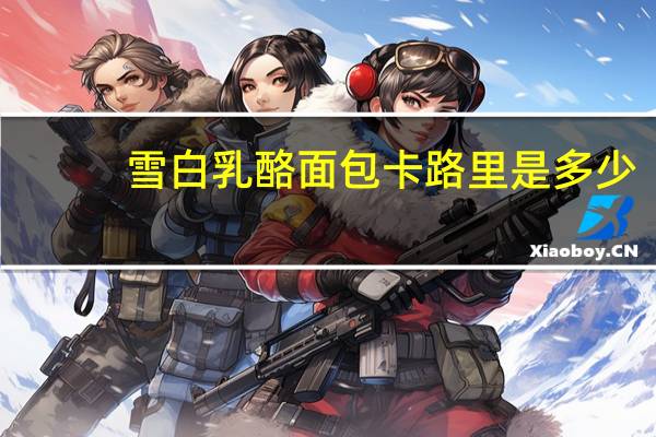 雪白乳酪面包卡路里是多少