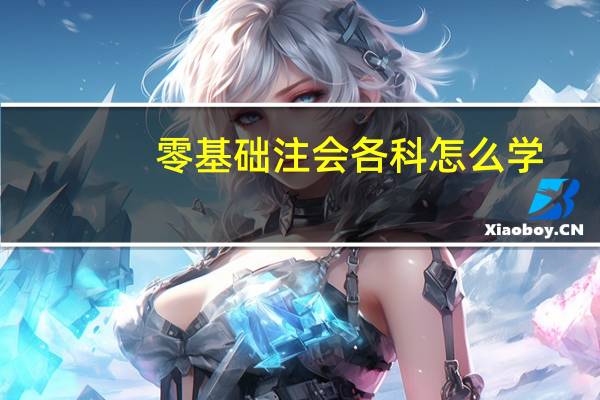 零基础注会各科怎么学