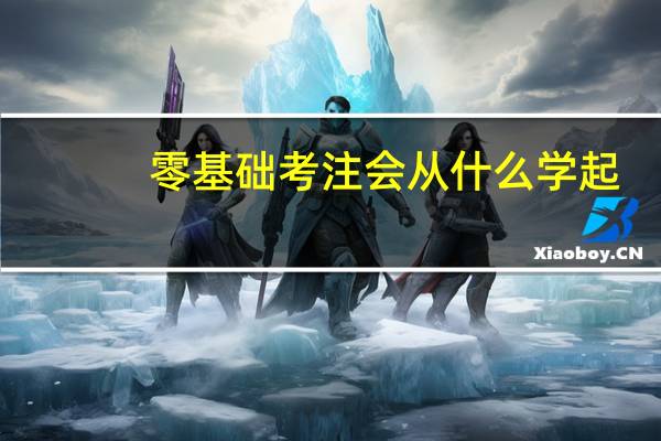 零基础考注会从什么学起