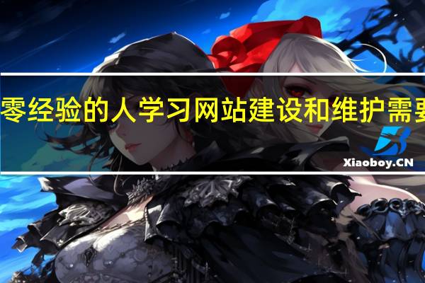 零经验的人学习网站建设和维护需要多久
