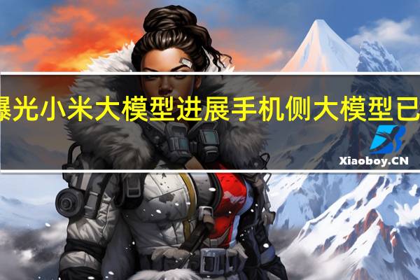 雷军曝光小米大模型进展手机侧大模型已经初步跑通