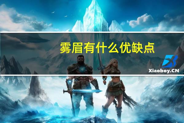 雾眉有什么优缺点