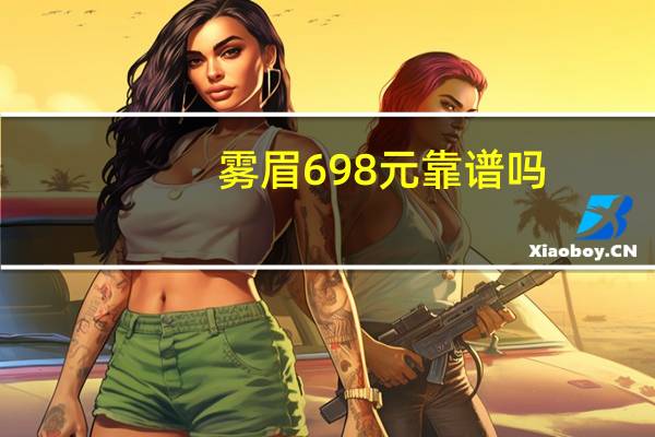 雾眉698元靠谱吗