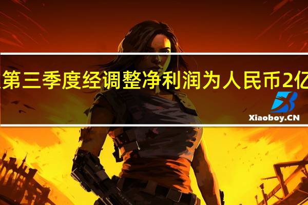 雾芯科技第三季度经调整净利润为人民币2亿元同比减少39.9%