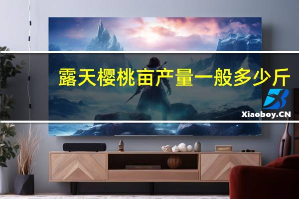 露天樱桃亩产量一般多少斤