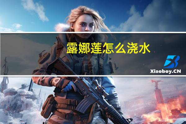 露娜莲怎么浇水