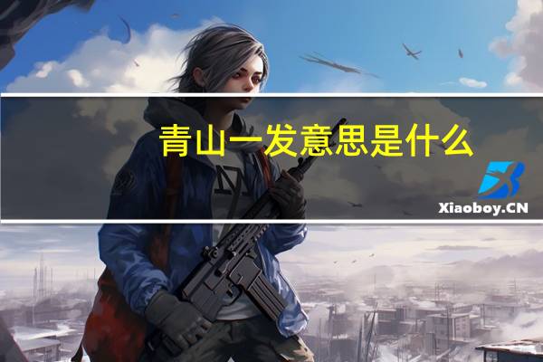 青山一发意思是什么