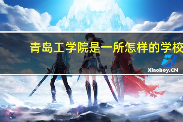青岛工学院是一所怎样的学校
