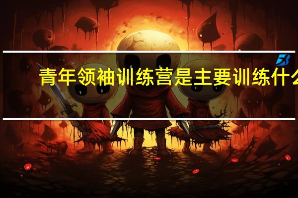 青年领袖训练营是主要训练什么,有什么活动啊